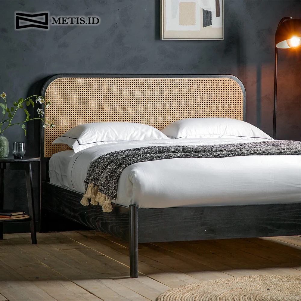 Dipan Jati Rotan Black BED002
