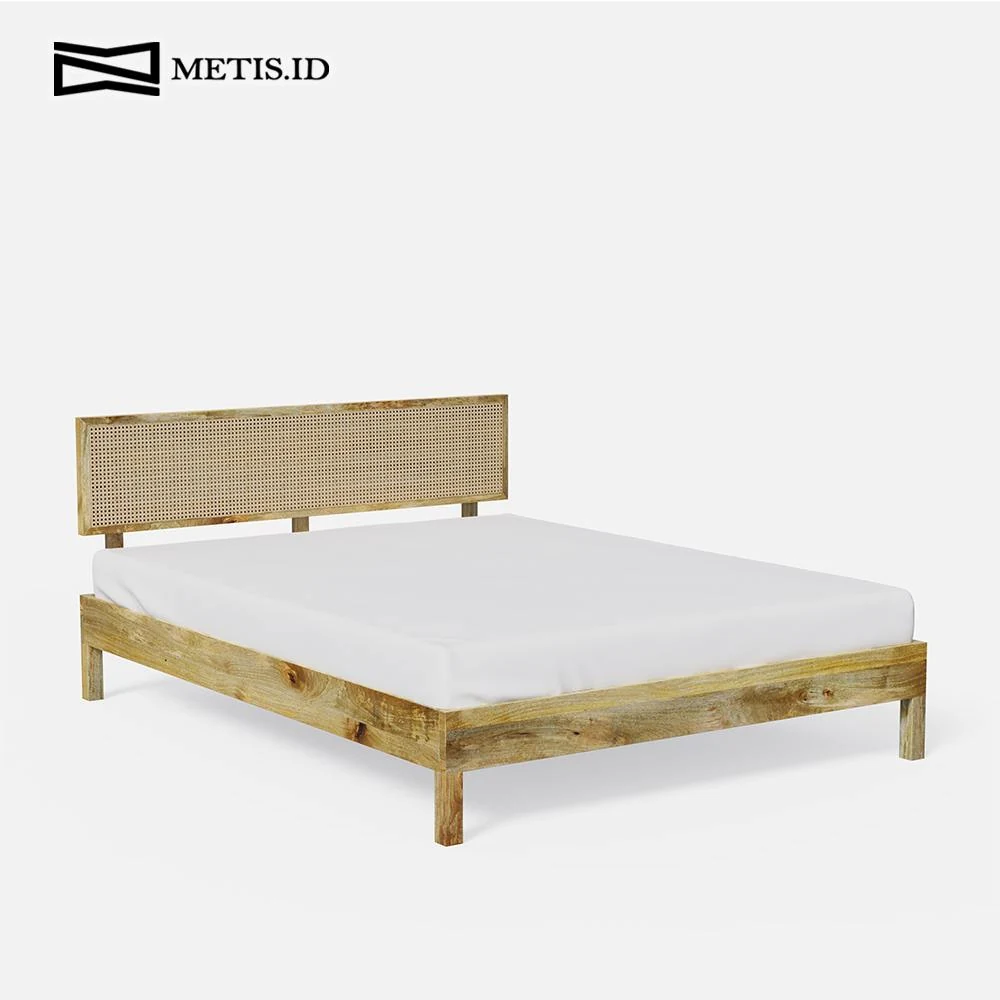 Dipan Jati Rotan Natural BED007