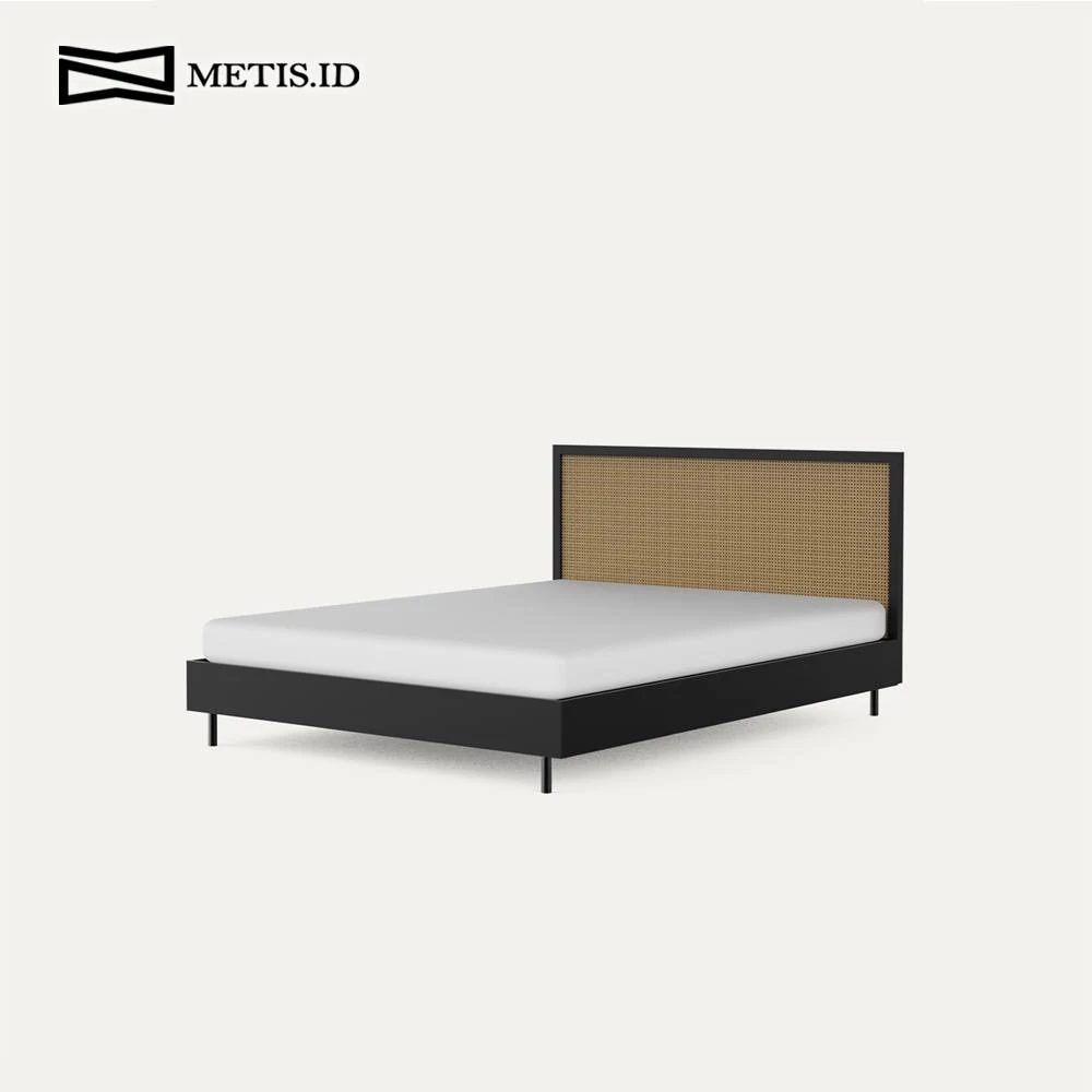 Dipan Jati Rotan Black BED009