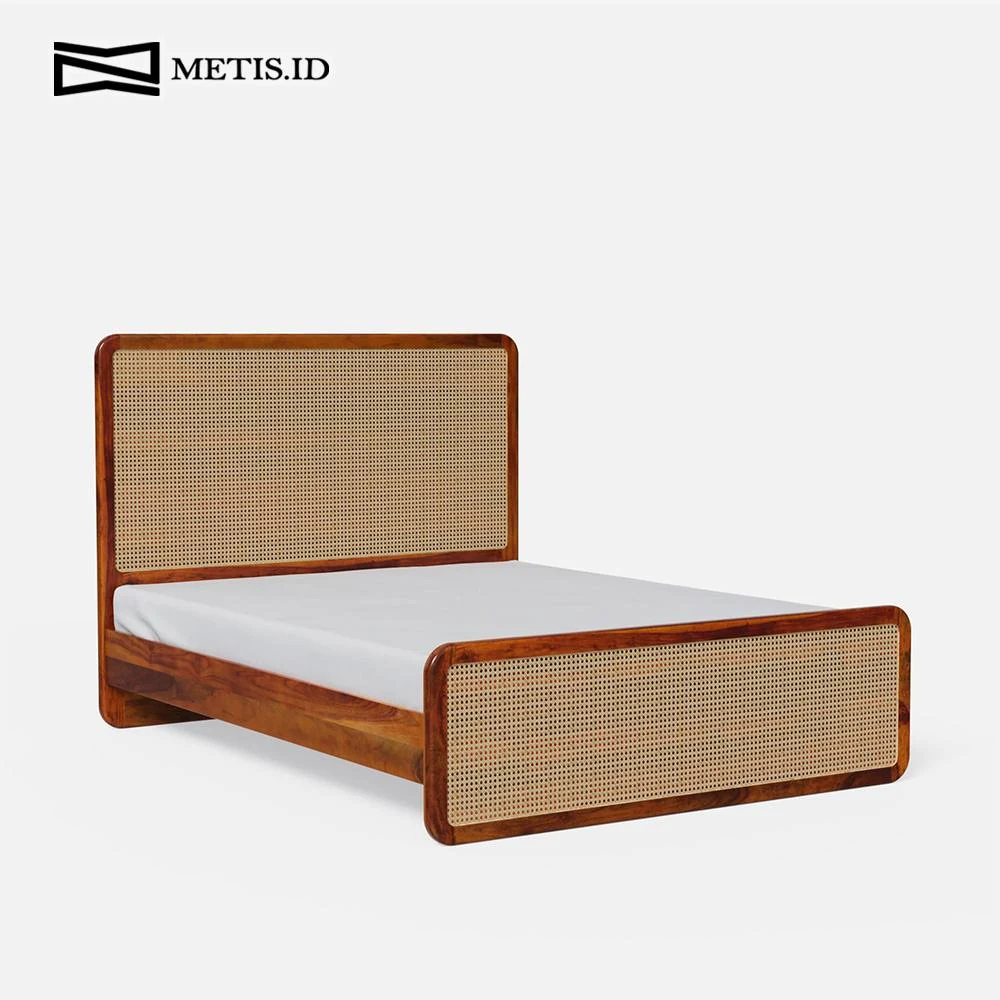 Dipan Jati Rotan Natural BED010