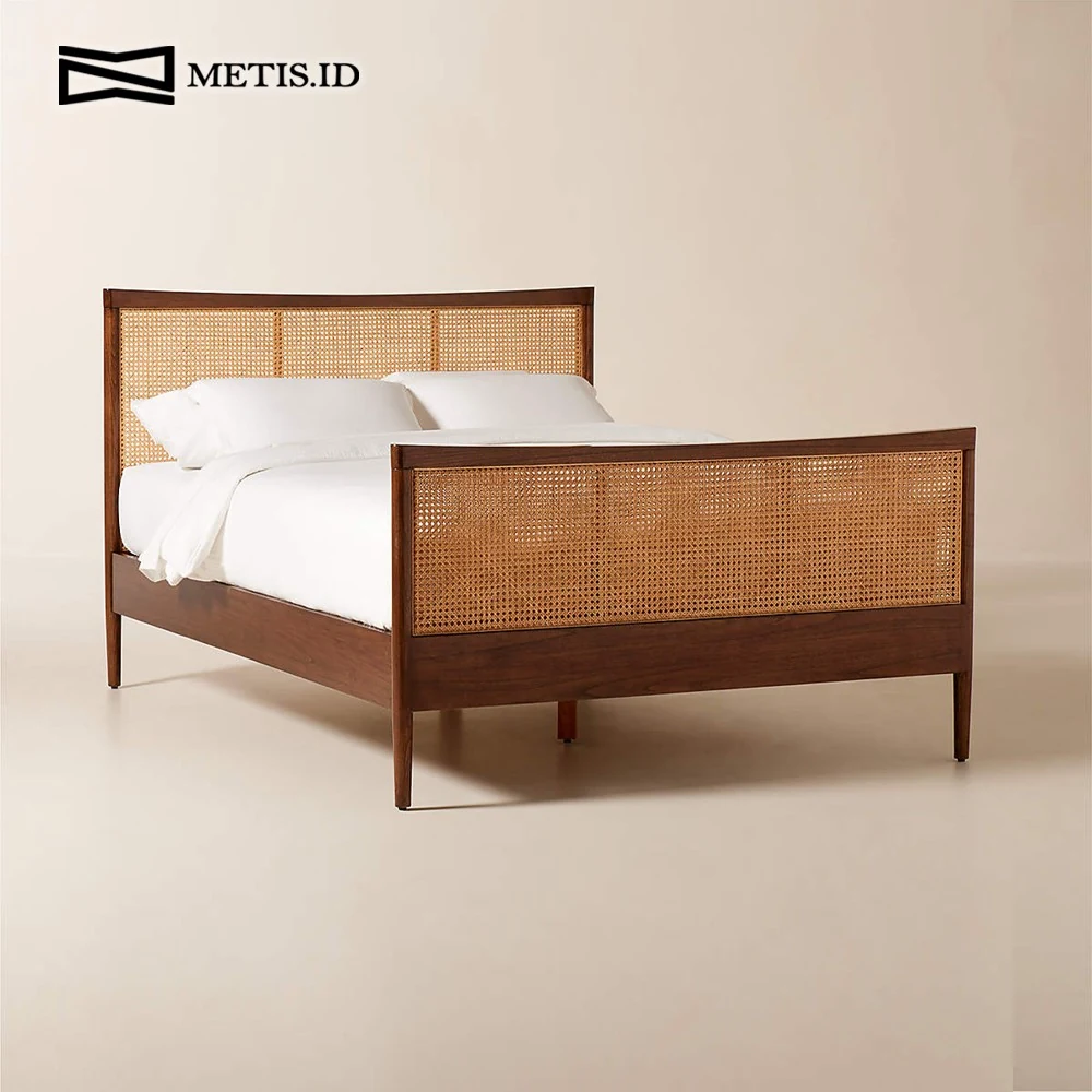 Dipan Jati Rotan Natural BED014