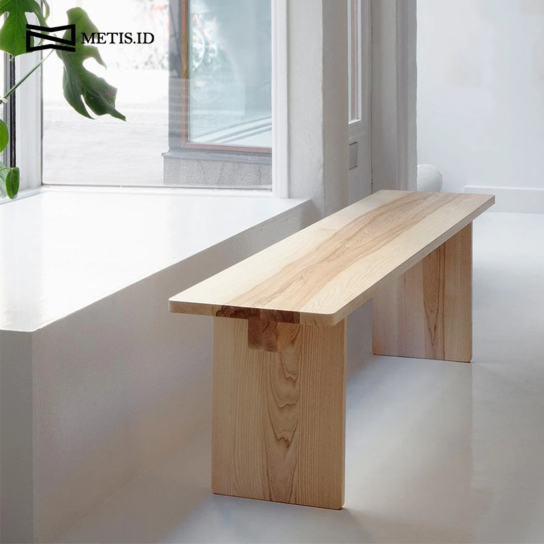 Bangku Jati Natural BN003