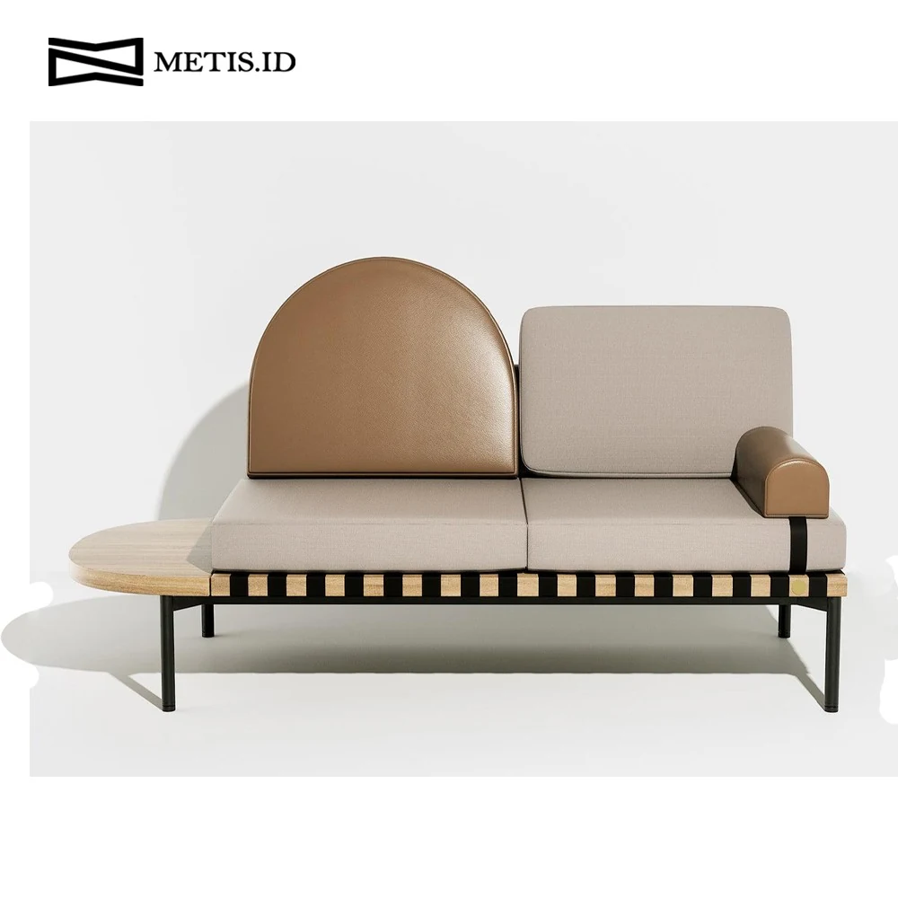 Sofa Jati Besi Busa Natural SF053