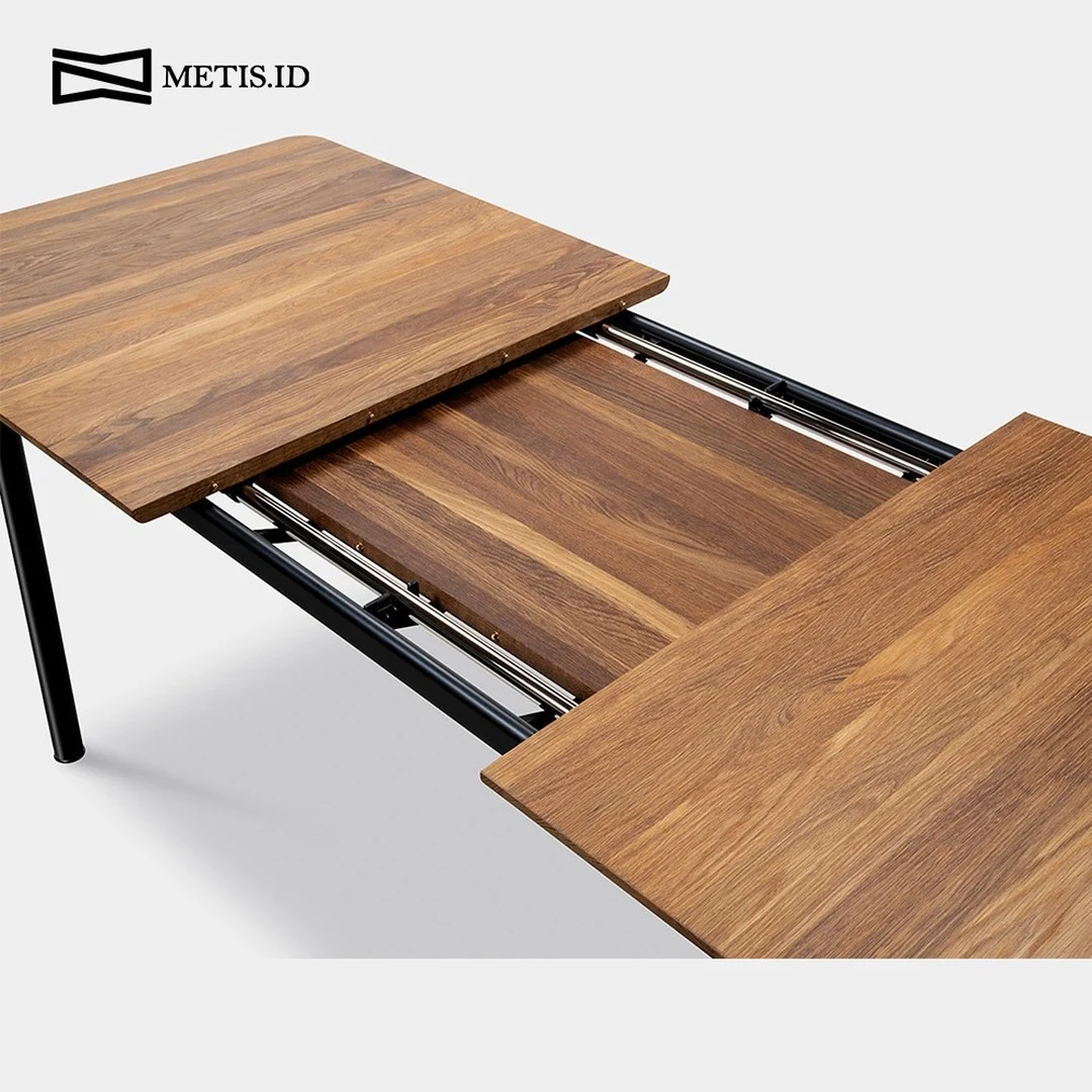 Meja Jati Besi Natural MM004