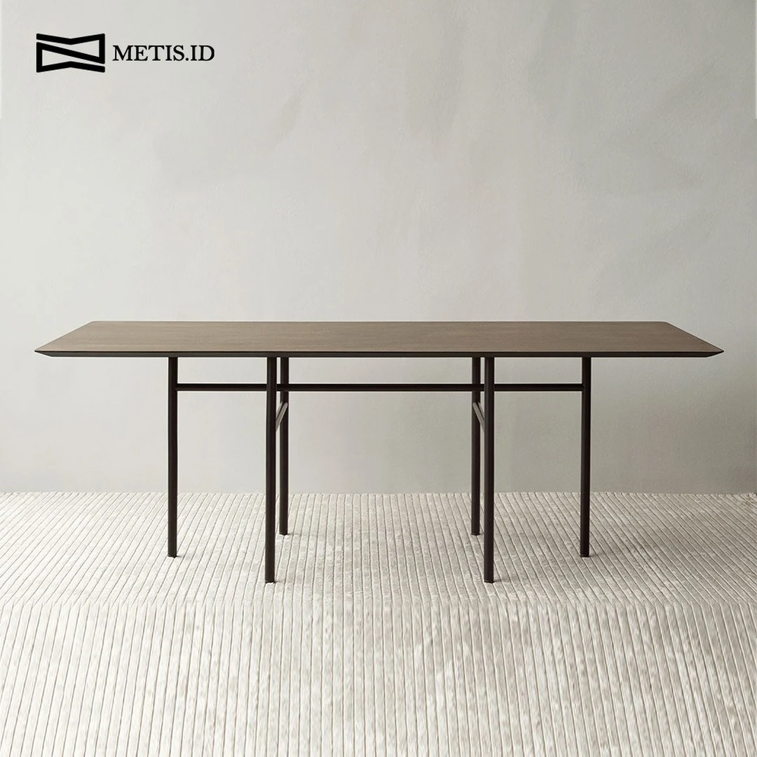 Meja Jati Besi Natural MM016