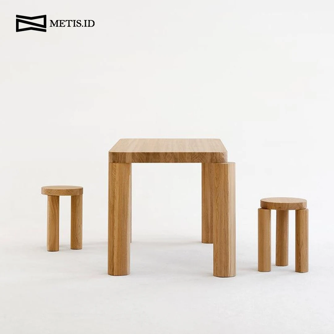 Meja Jati Natural MM038