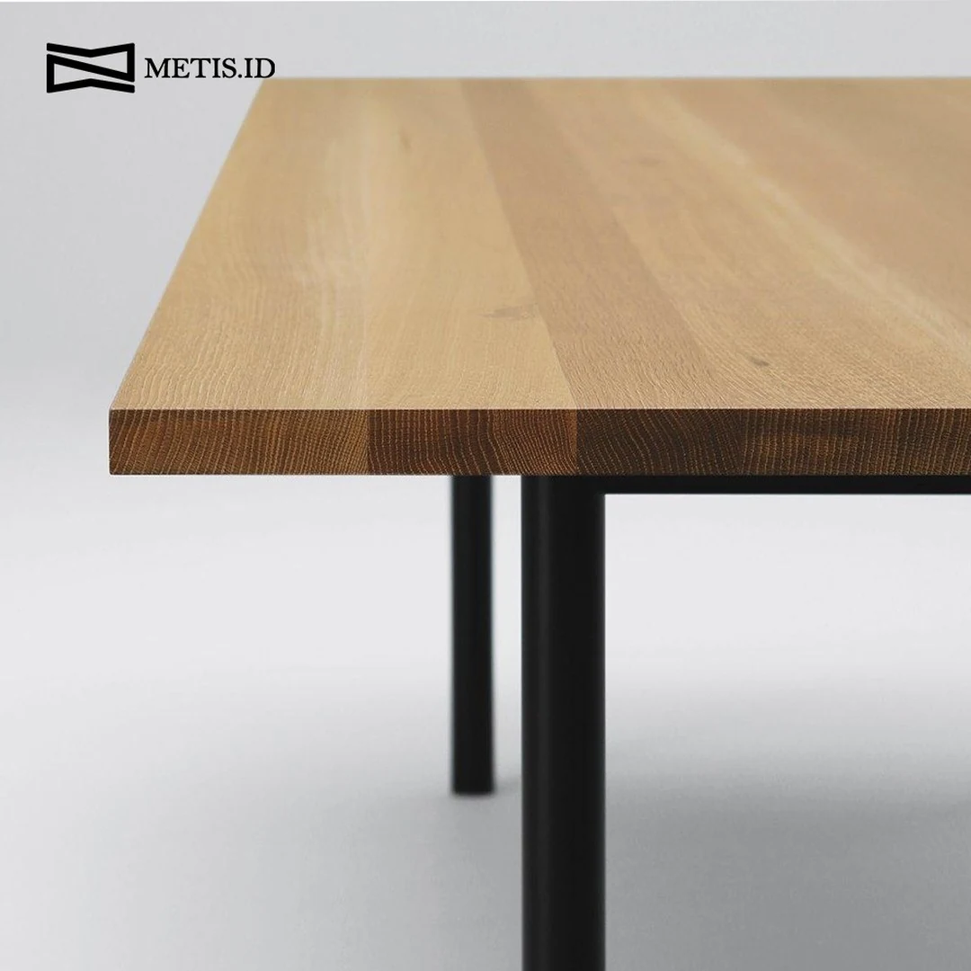Meja Jati Besi Natural MM066